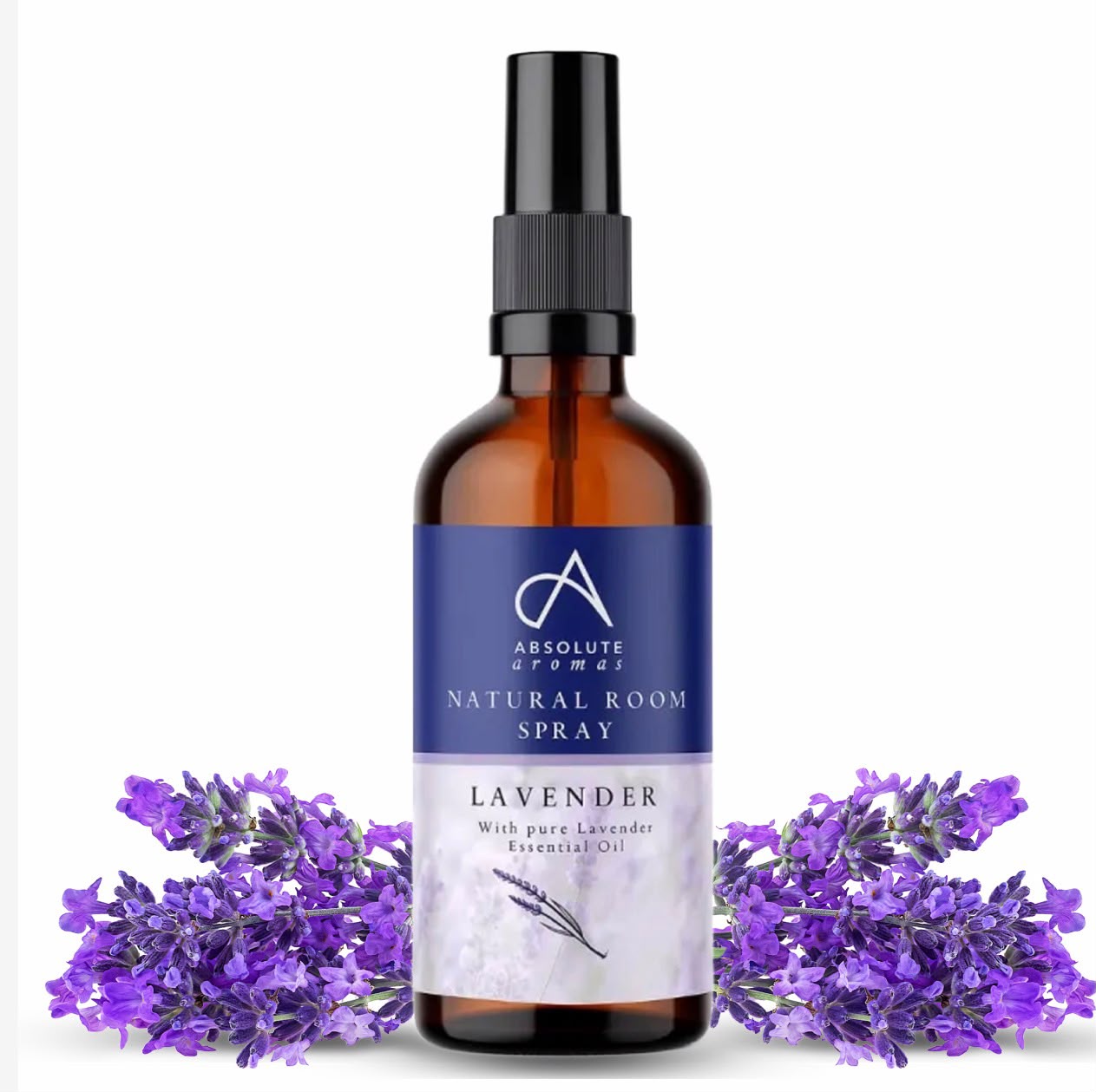 Clean packshot with lavender bunches